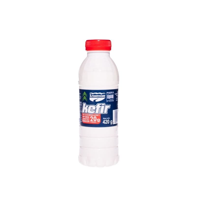 KRASNYSTAW Kefir wysokobialkowy. 9,26 zl/kg