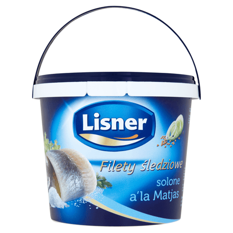 LISNER Filety sledziowe a'la matjas. 23,74 zl/kg